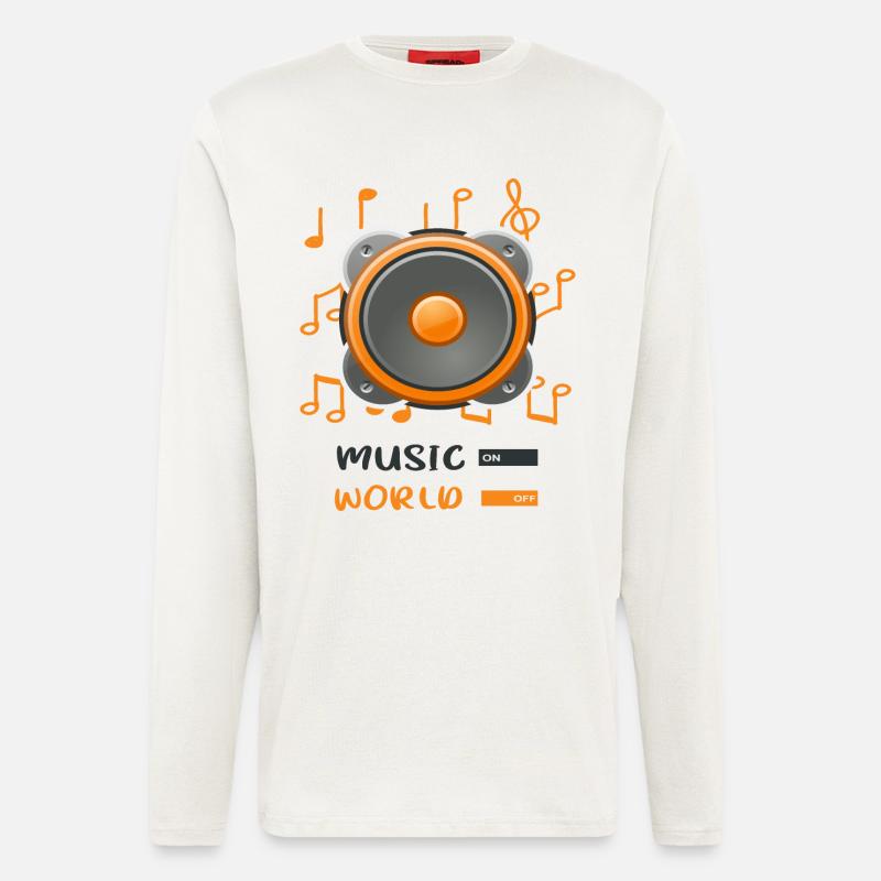 jukebox to world off - Longsleeve - made by SPREAD - OFF WHITE