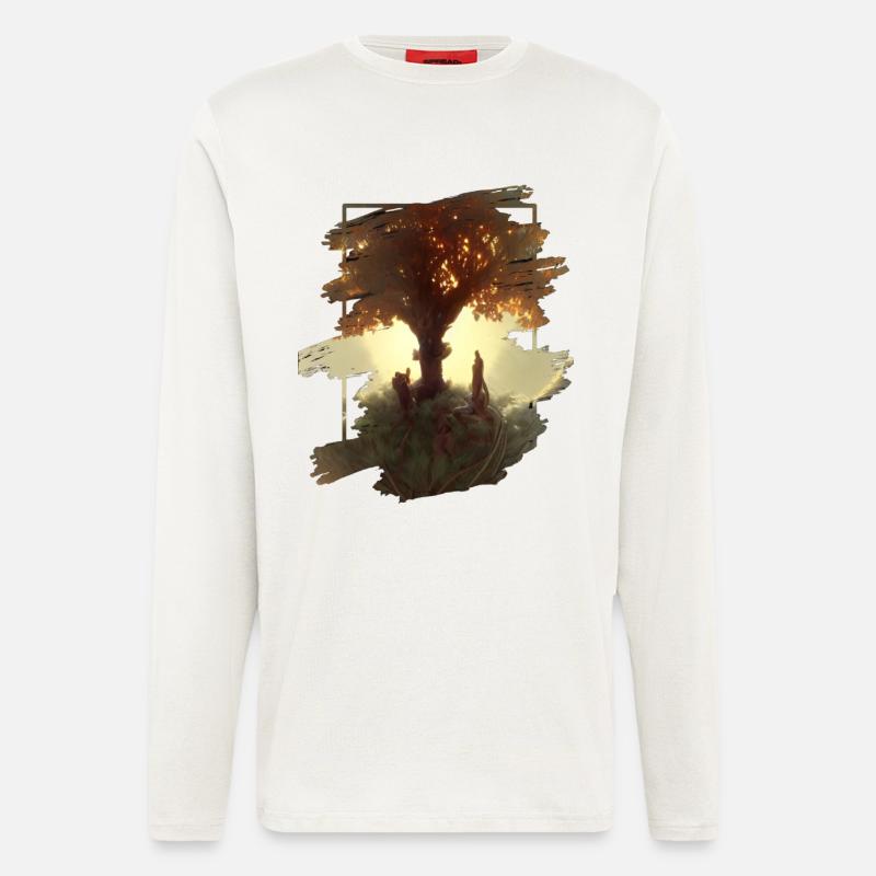 Baum des Lebens - Langarmshirt - made by SPREAD  - OFF WHITE