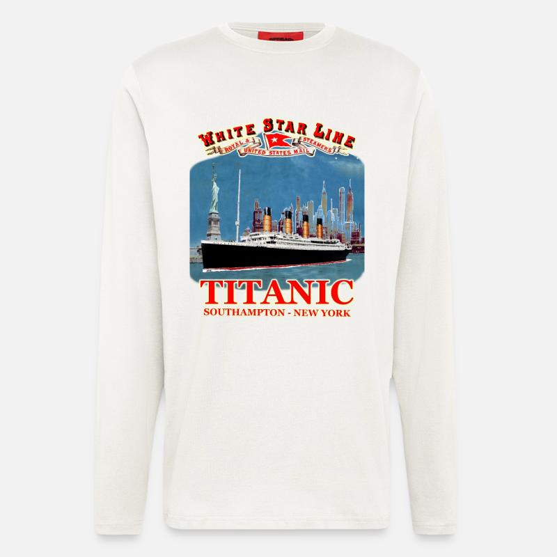 TITANIC creation Louis RUNEMBERG © Adagp - Longsleeve - made by SPREAD  - OFF WHITE
