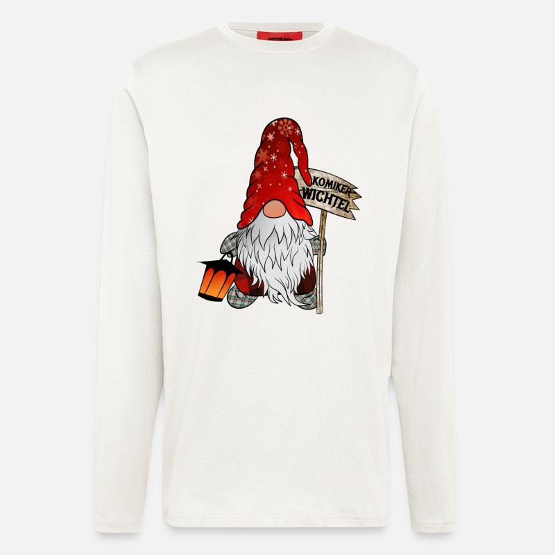 Komiker Wichtel - Langarmshirt - made by SPREAD  - OFF WHITE