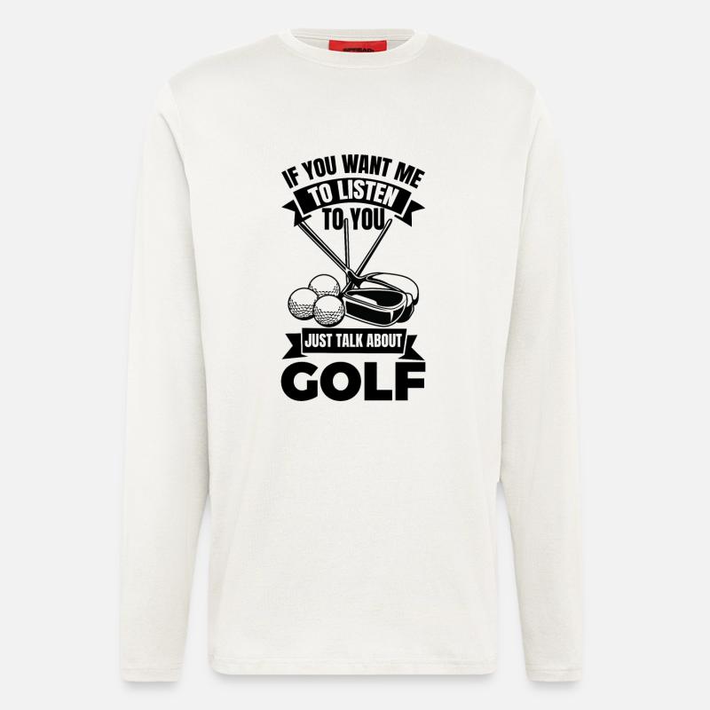 Funny saying for golfers - Longsleeve - made by SPREAD  - OFF WHITE