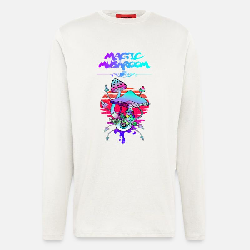 Magic Mushroom Sunset - Longsleeve - made by SPREAD - OFF WHITE