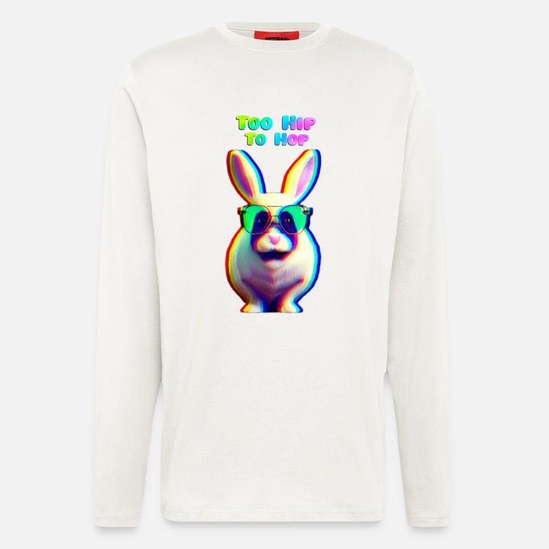 Cool Easter Bunny with Sunglasses - Longsleeve - made by SPREAD - OFF WHITE
