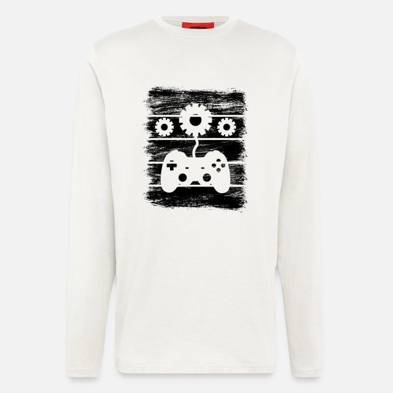 Spielentwickler - Langarmshirt - made by SPREAD - OFF WHITE