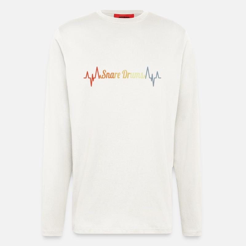 Trommler Herschlag - Langarmshirt - made by SPREAD  - OFF WHITE