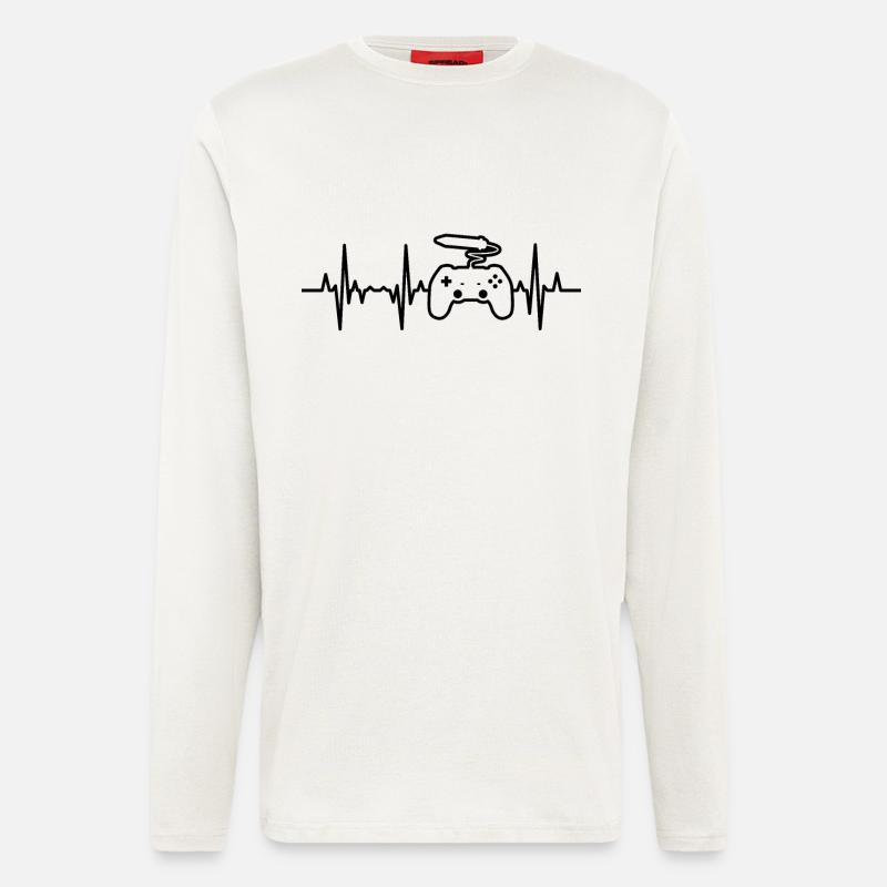 Game Developer ECG - Longsleeve - made by SPREAD  - OFF WHITE