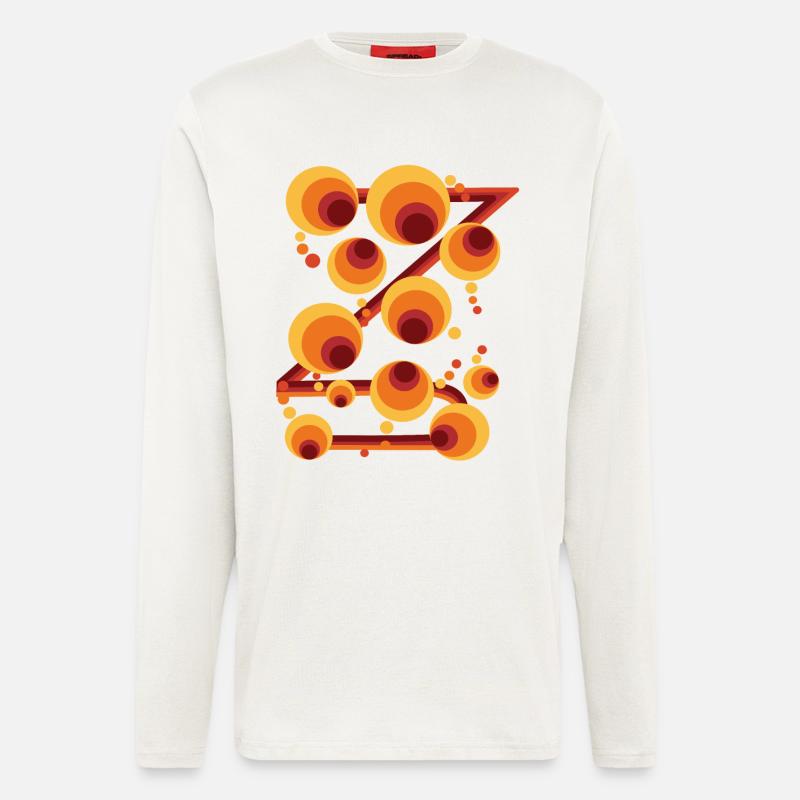 Abstract Polka Dot Circle Pattern - Longsleeve - made by SPREAD  - OFF WHITE