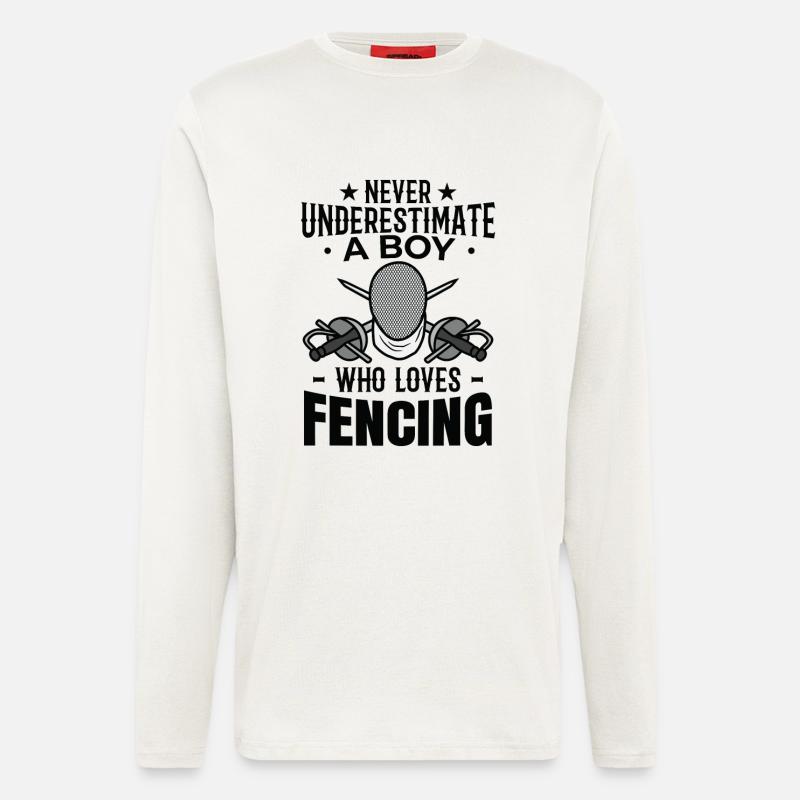 Fechtjunge - Langarmshirt - made by SPREAD  - OFF WHITE