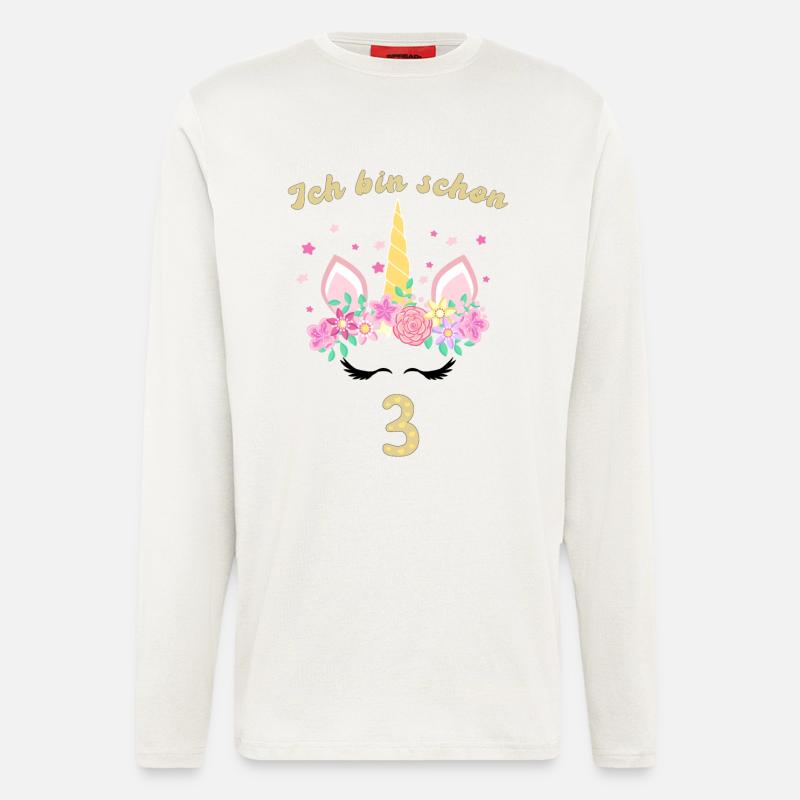 Ich Bin Schon 3 - Langarmshirt - made by SPREAD  - OFF WHITE