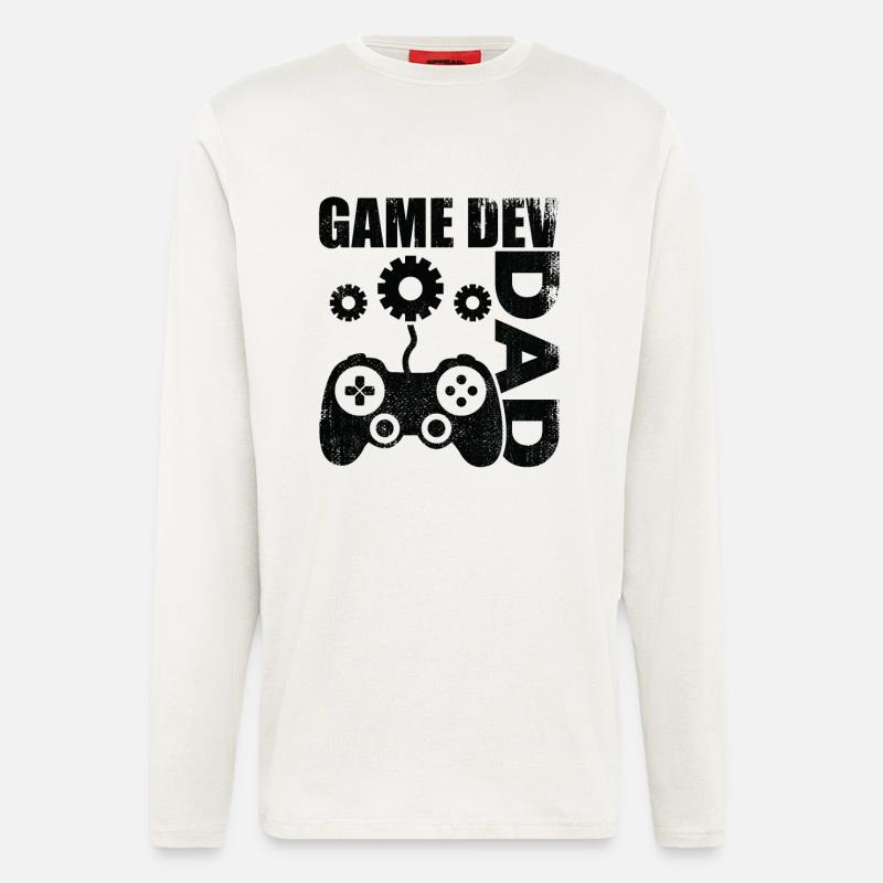 Game Dev Father - Longsleeve - made by SPREAD  - OFF WHITE