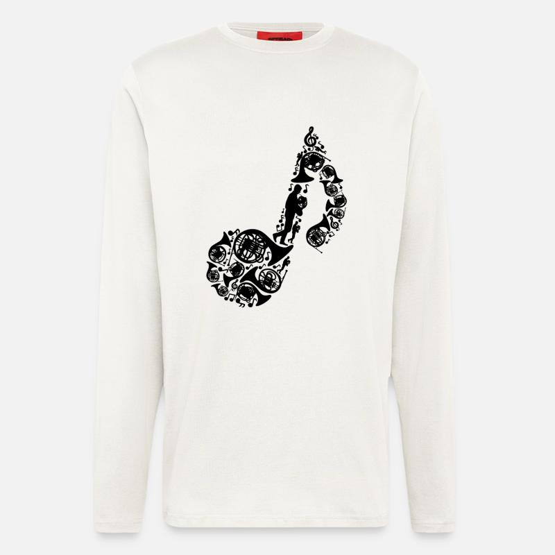 Bugle - Longsleeve - made by SPREAD  - OFF WHITE