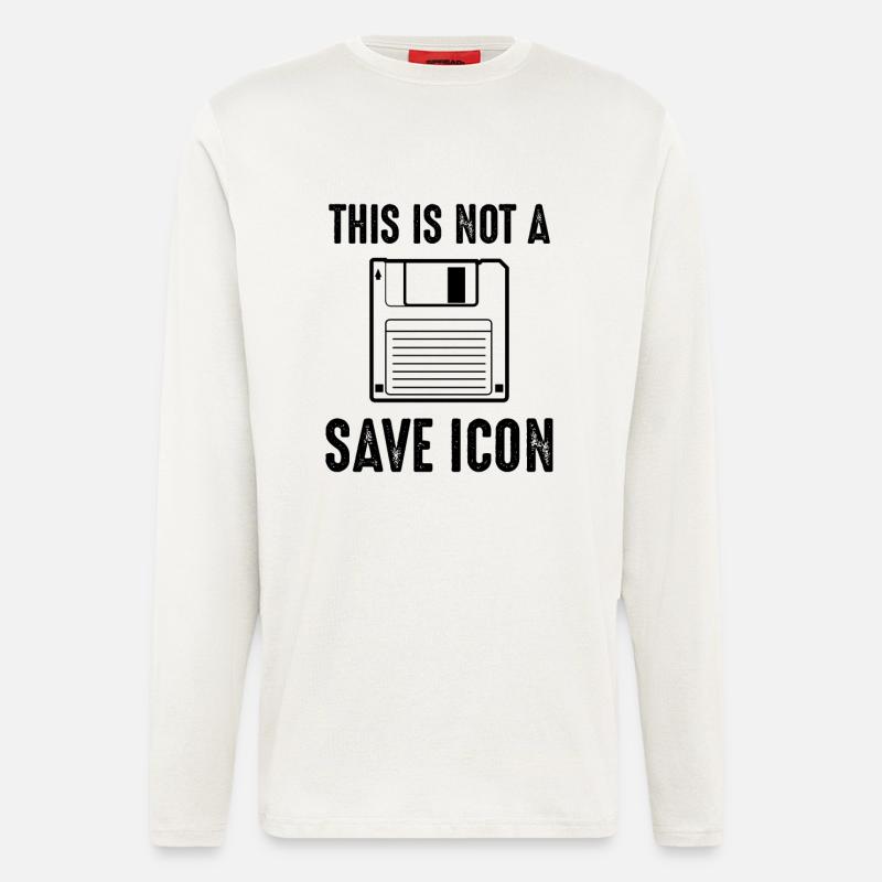 Computerwitz - Langarmshirt - made by SPREAD  - OFF WHITE