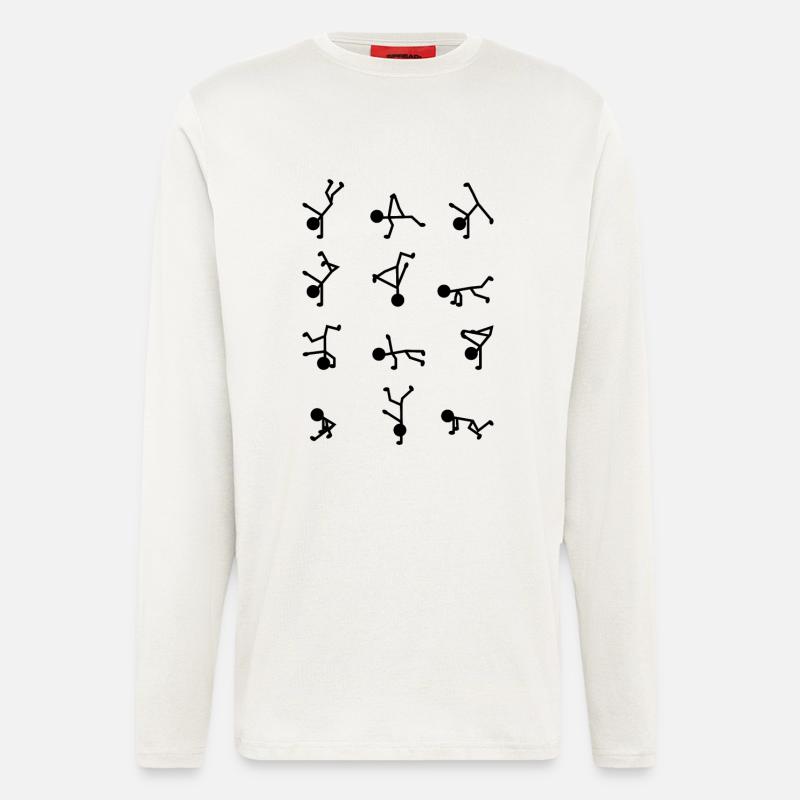 Breakdance Moves - Langarmshirt - made by SPREAD  - OFF WHITE
