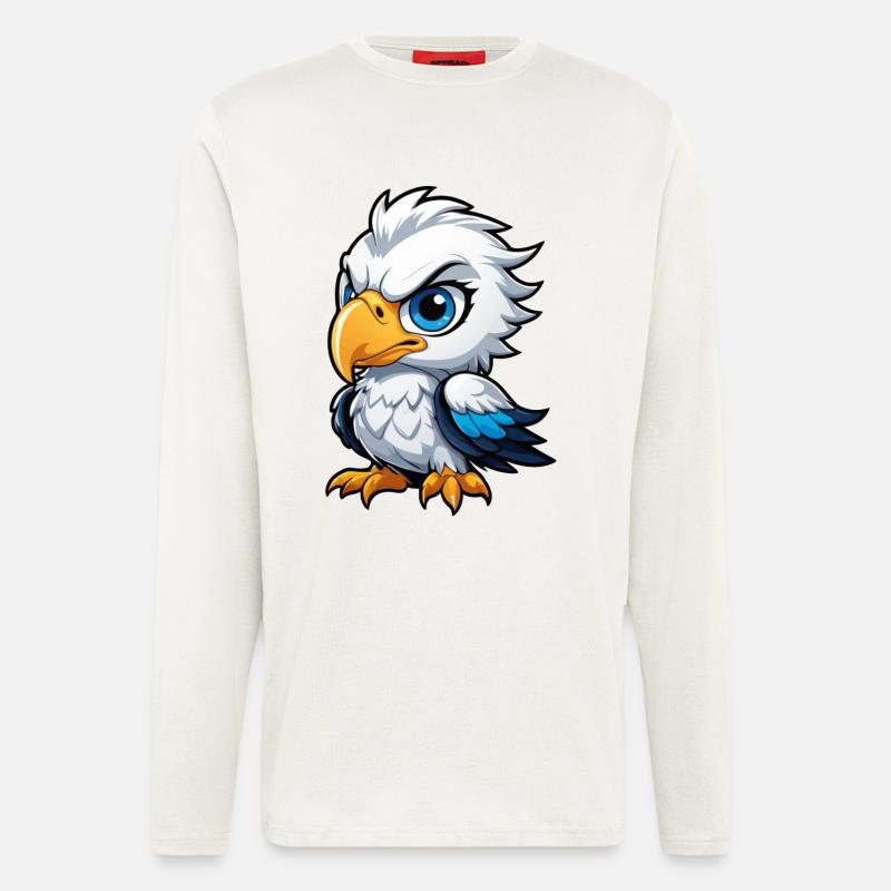 Cheeky Eagle Chick - Longsleeve - made by SPREAD  - OFF WHITE