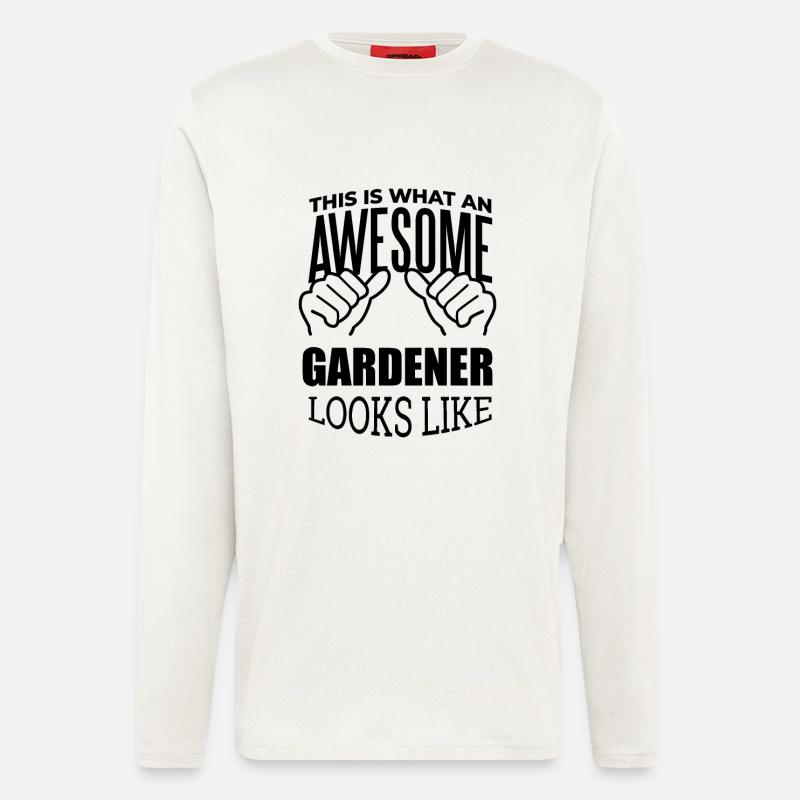 Gärtner - Langarmshirt - made by SPREAD  - OFF WHITE