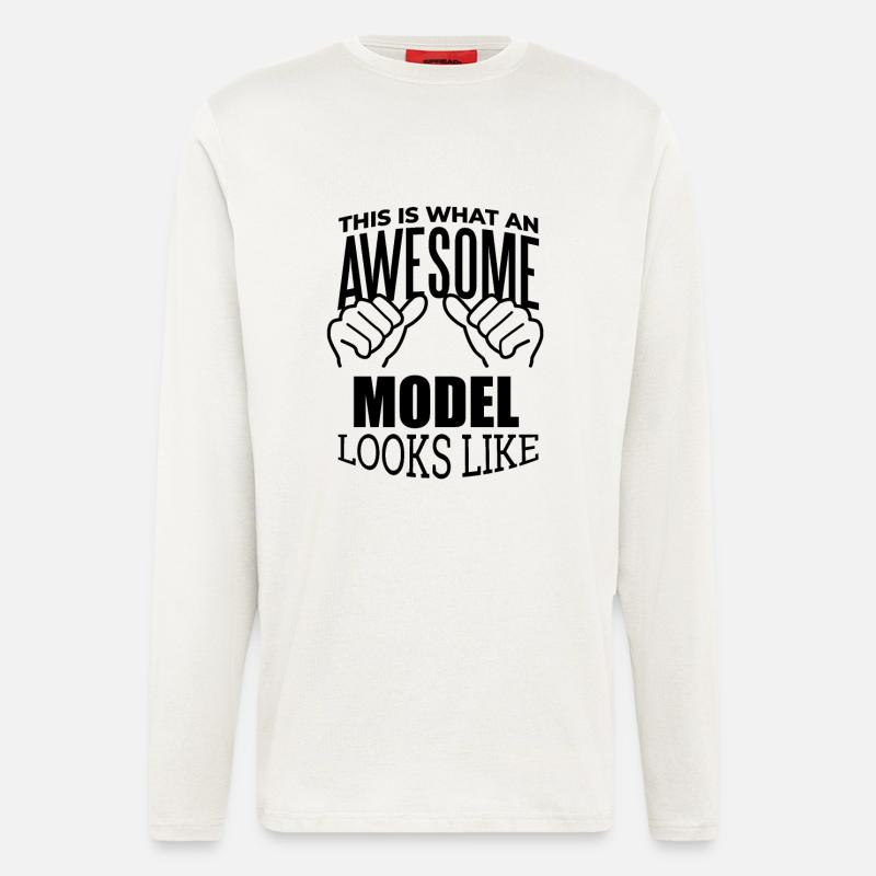 Modell - Langarmshirt - made by SPREAD  - OFF WHITE