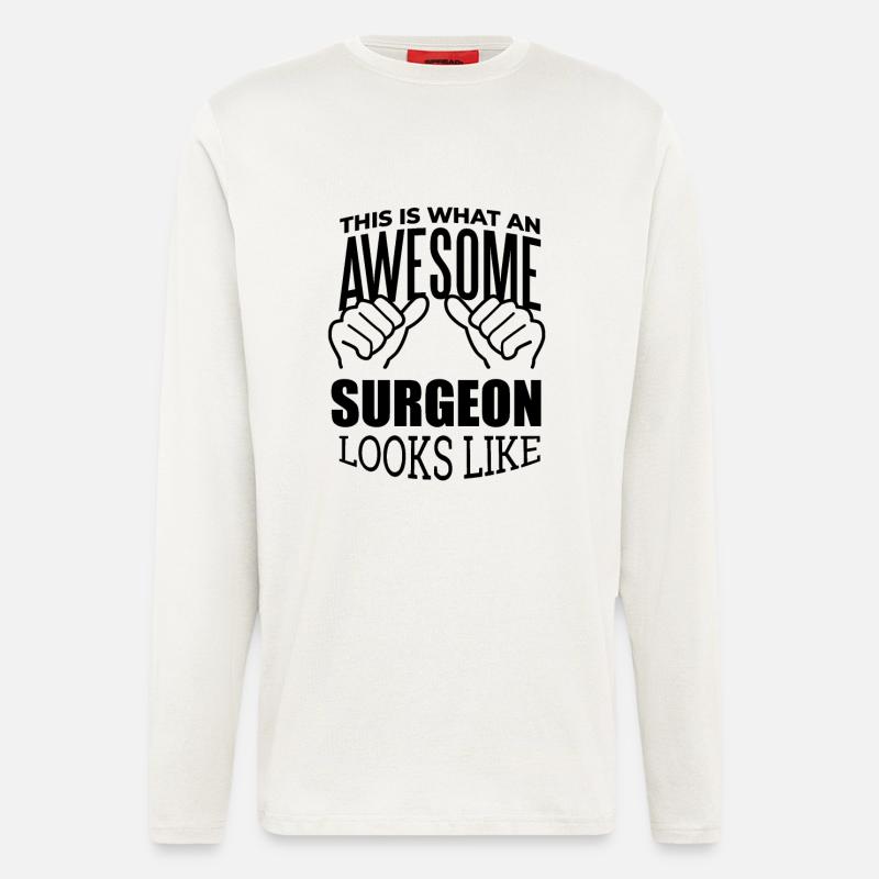 Chirurg - Langarmshirt - made by SPREAD  - OFF WHITE