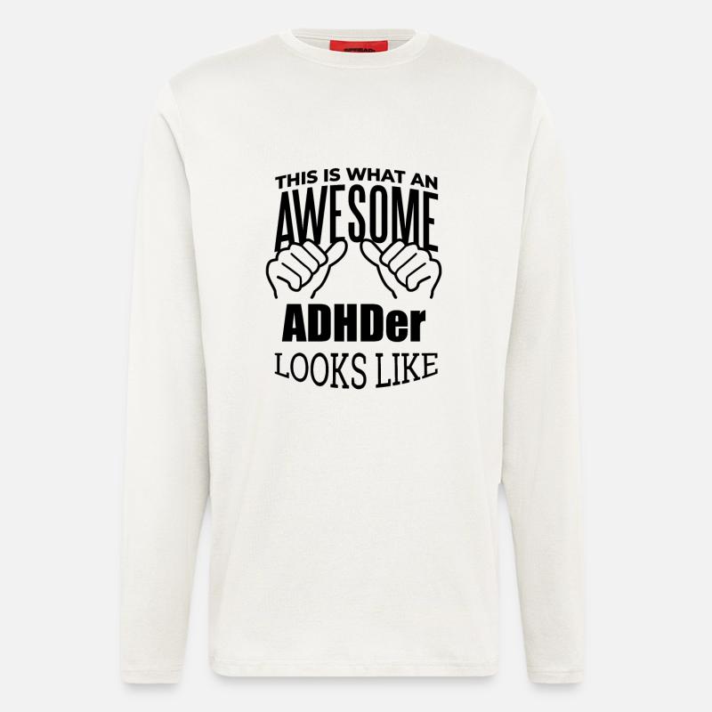 ADHD - Longsleeve - made by SPREAD  - OFF WHITE