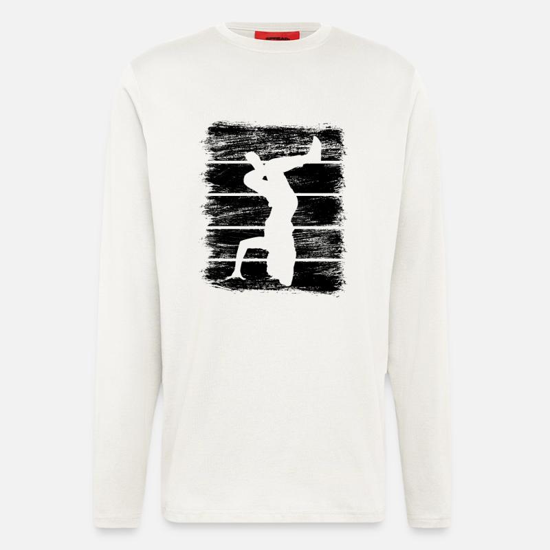 Breakdancer Skizze - Langarmshirt - made by SPREAD  - OFF WHITE