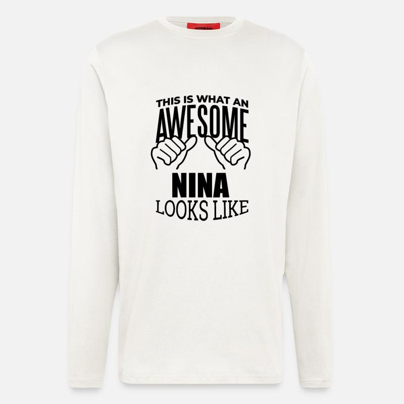 Nina - Langarmshirt - made by SPREAD - OFF WHITE