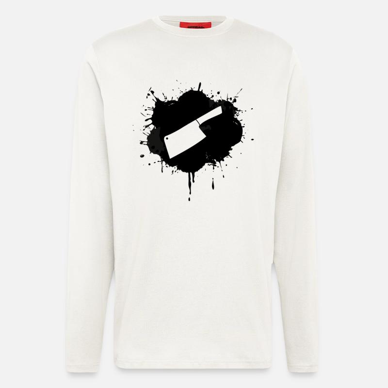 Hackbeil - Langarmshirt - made by SPREAD  - OFF WHITE