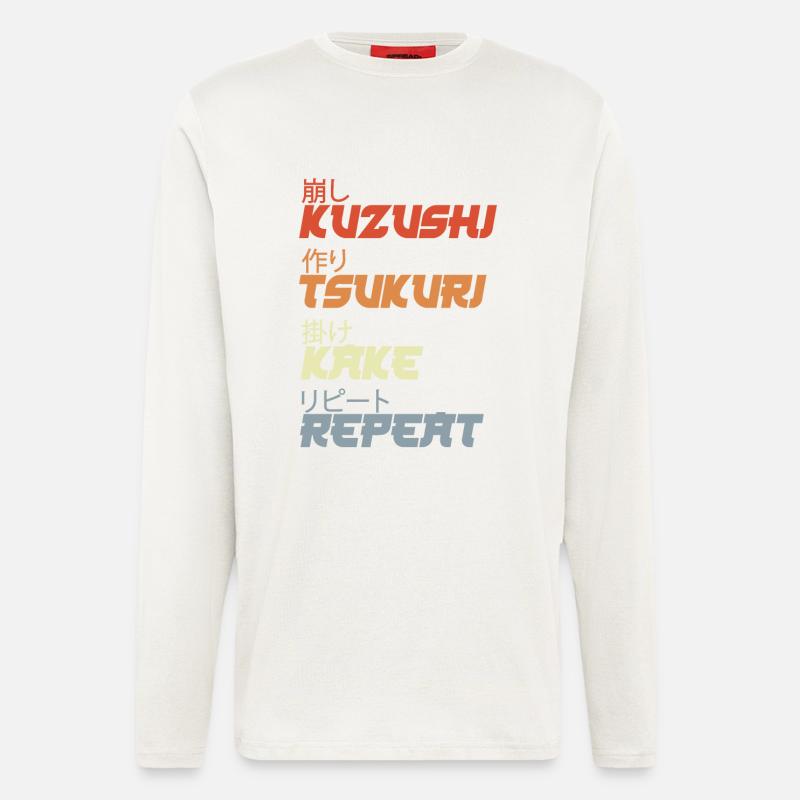 Judo Throwing Techniques - Longsleeve - made by SPREAD  - OFF WHITE