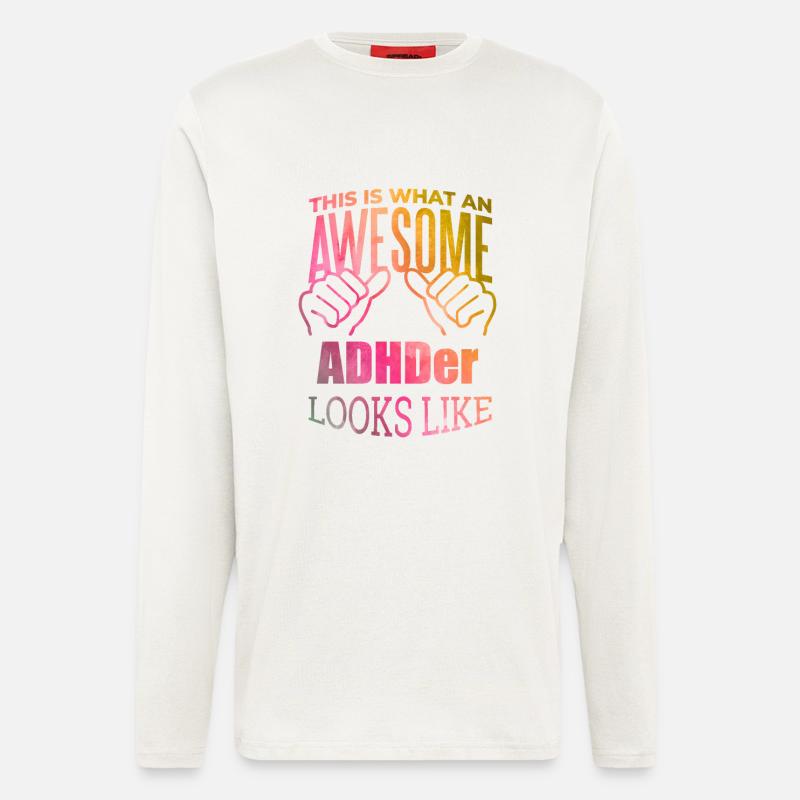 ADHD - Longsleeve - made by SPREAD  - OFF WHITE