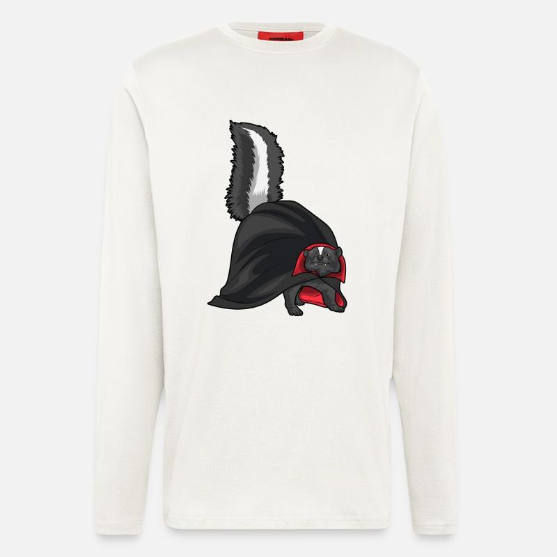 Skunk Halloween Vampire - Longsleeve - made by SPREAD  - OFF WHITE