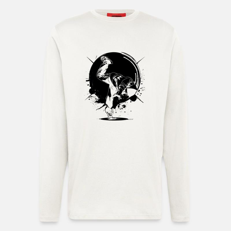 Breakdancer - Longsleeve - made by SPREAD  - OFF WHITE