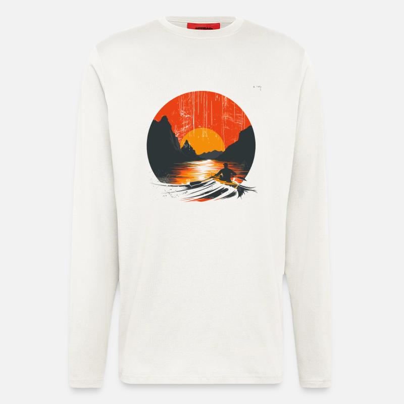 Rowing Graphics - Longsleeve - made by SPREAD  - OFF WHITE
