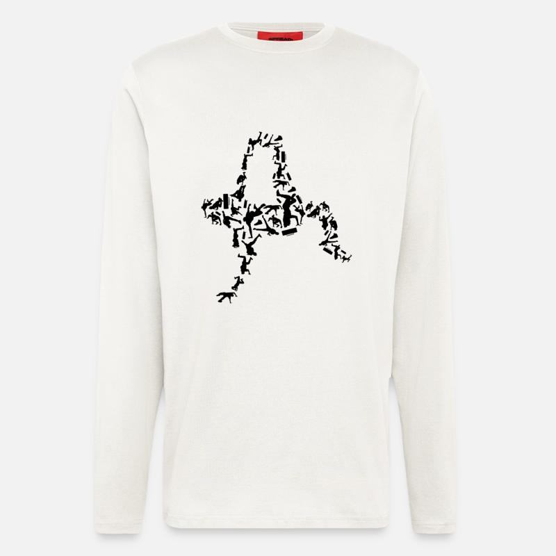 Breakdancer - Langarmshirt - made by SPREAD  - OFF WHITE