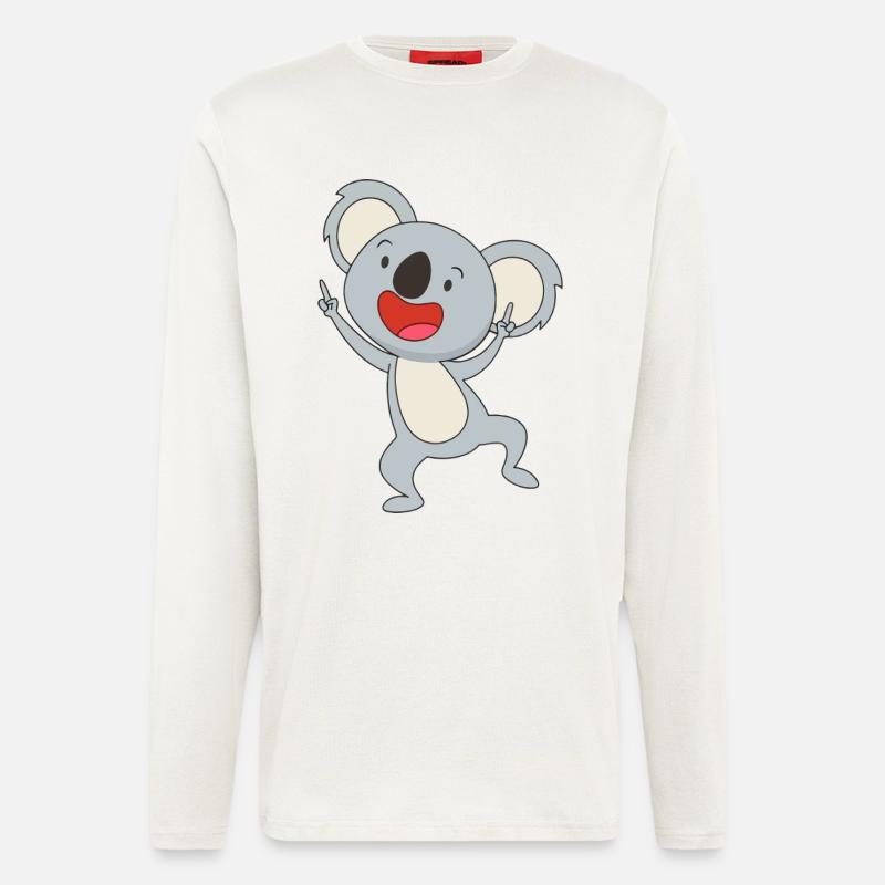 Dancing Koala Joy - Langarmshirt - made by SPREAD  - OFF WHITE