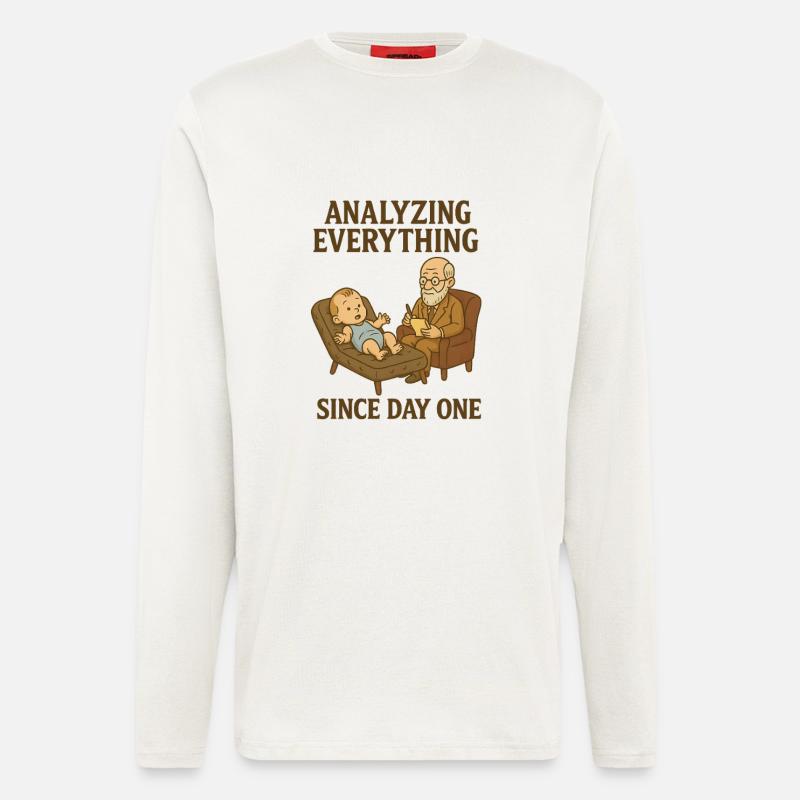 Analyzing everthing since day one - Longsleeve - made by SPREAD  - OFF WHITE