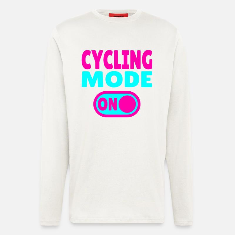 Mode cyclisme activé Cyclisme - Manches longues bio décontracté fabriqué en UE - OFF WHITE