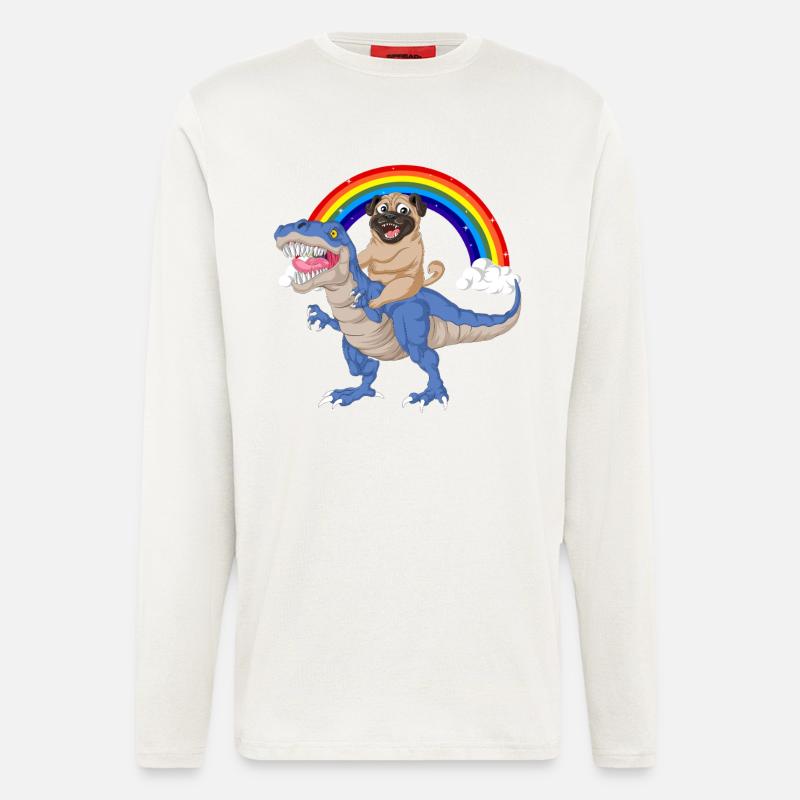 Dummer Mops - Langarmshirt - made by SPREAD  - OFF WHITE