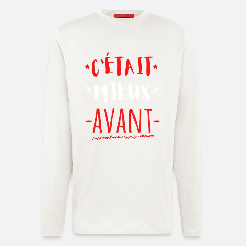 it was better BEFORE - Longsleeve - made by SPREAD  - OFF WHITE