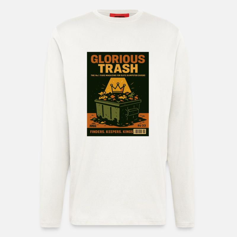 Glorious Garbage Container Magazine - Longsleeve - made by SPREAD  - OFF WHITE