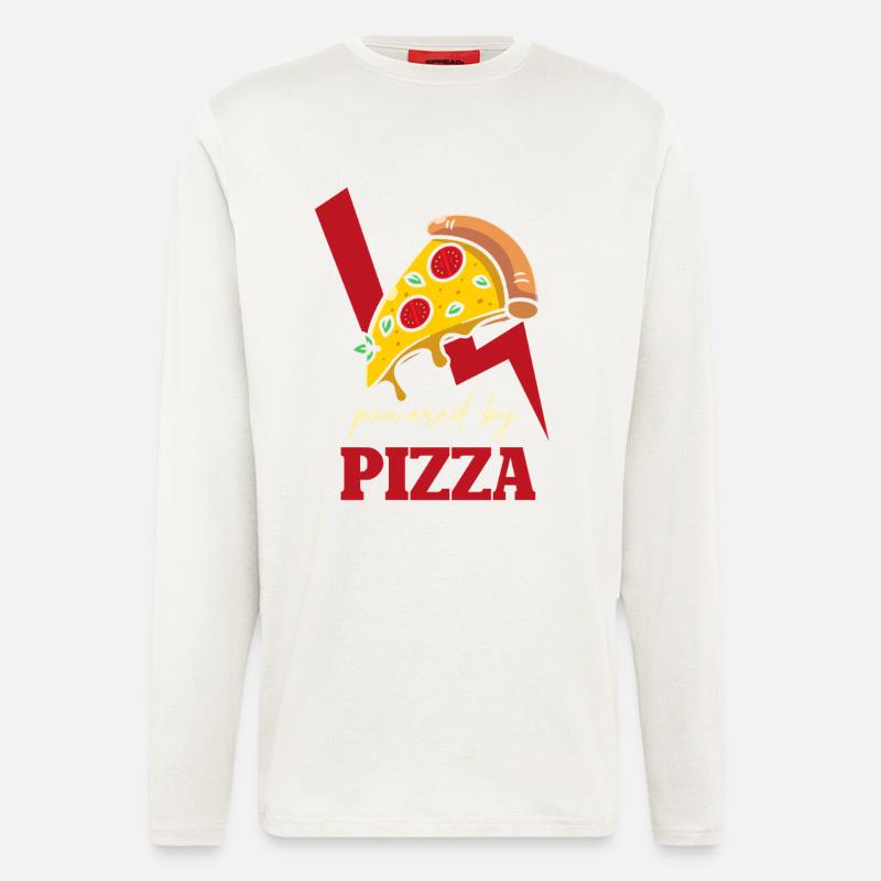 Power Pizza Blitz Logo - Longsleeve - made by SPREAD  - OFF WHITE