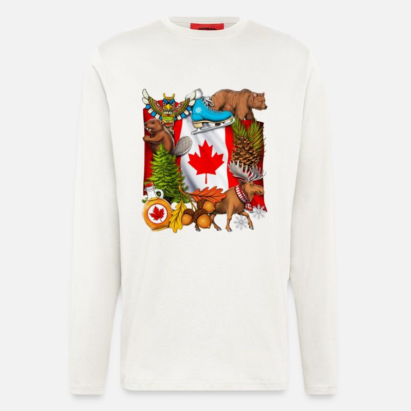 Canada Pride - Longsleeve - made by SPREAD  - OFF WHITE