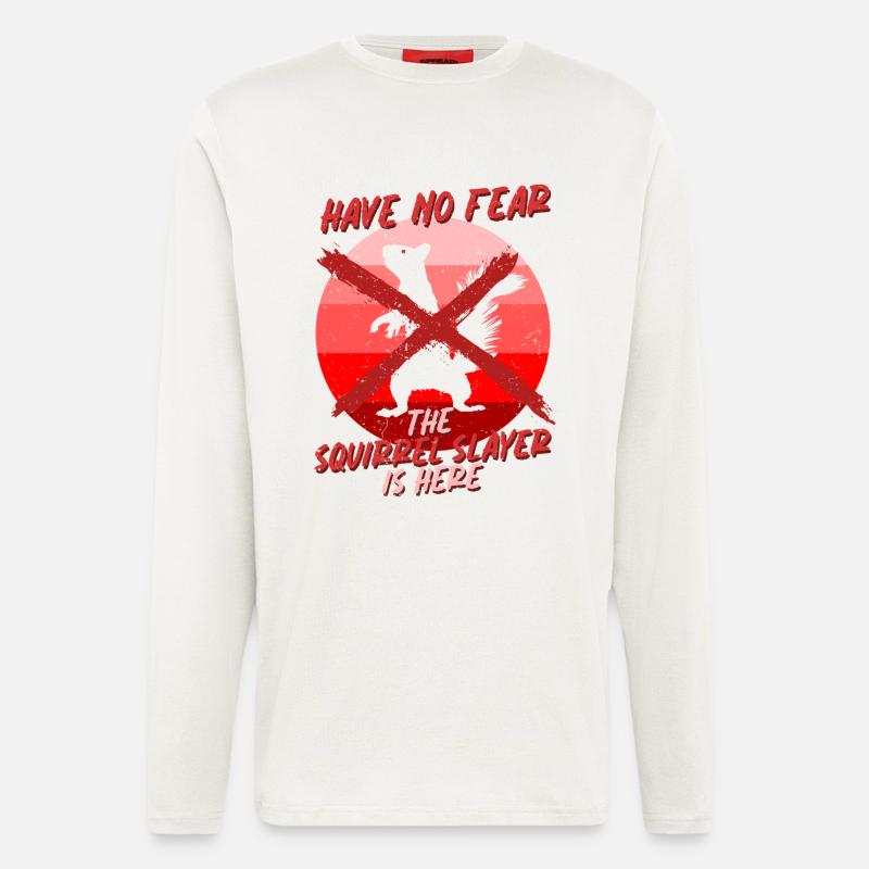 Squirrel Hunter Tree Rat - Longsleeve - made by SPREAD  - OFF WHITE