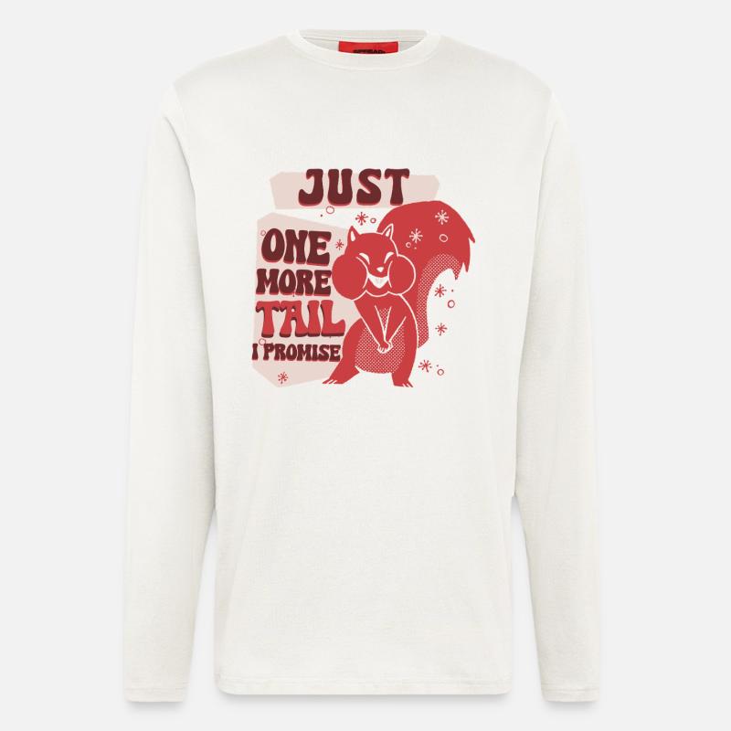 Squirrel Hunter Tree Rat - Longsleeve - made by SPREAD  - OFF WHITE