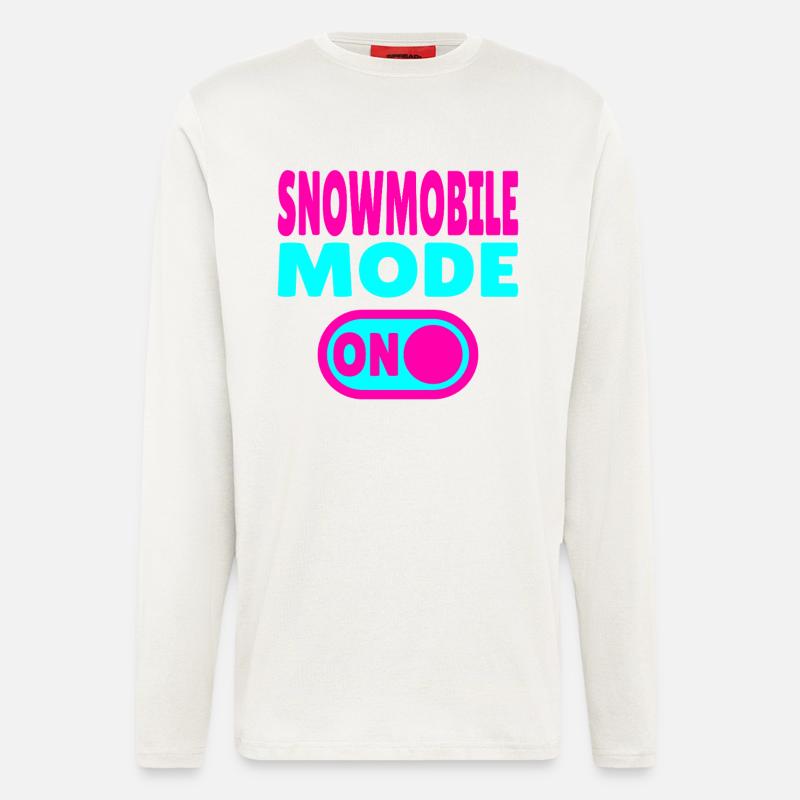 Snowmobile Mode ON - Langarmshirt - made by SPREAD  - OFF WHITE