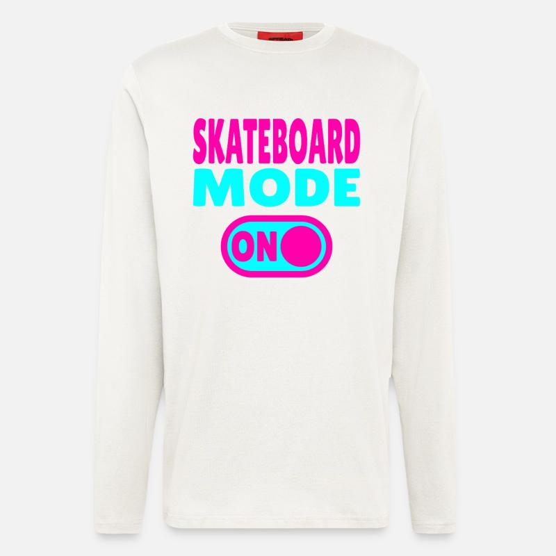 Skateboard Fashion ON - Longsleeve - made by SPREAD  - OFF WHITE