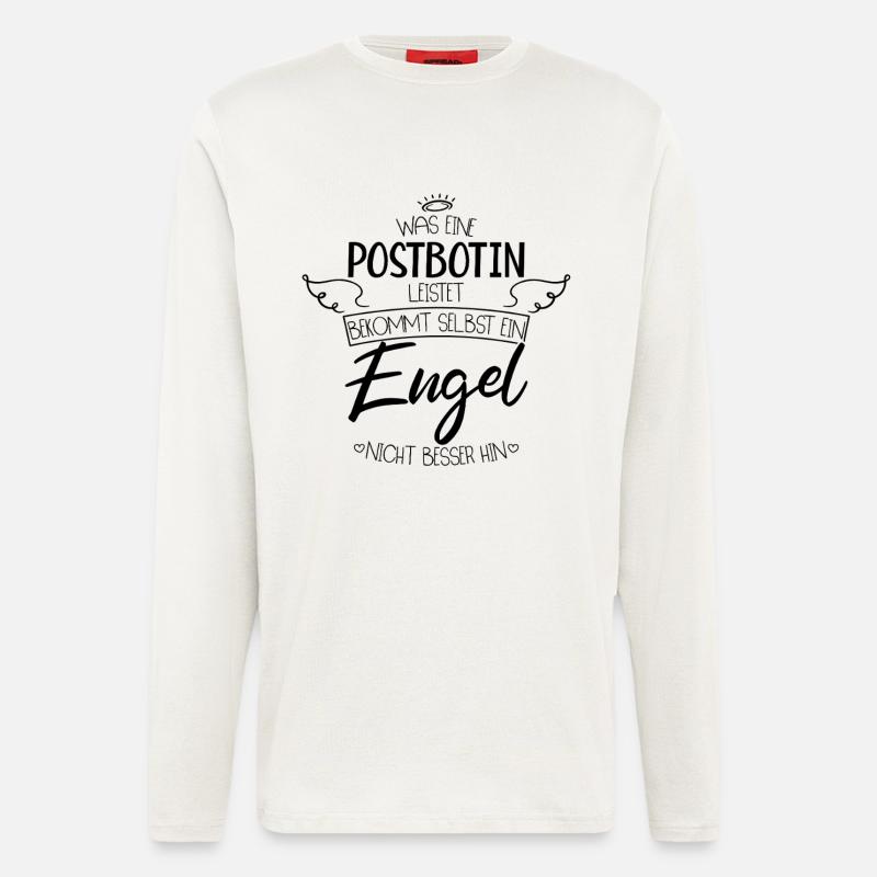 Beste Postbotin  - Langarmshirt - made by SPREAD  - OFF WHITE