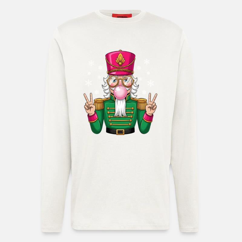 Nutcracker Bubble Gum - Langarmshirt - made by SPREAD  - OFF WHITE