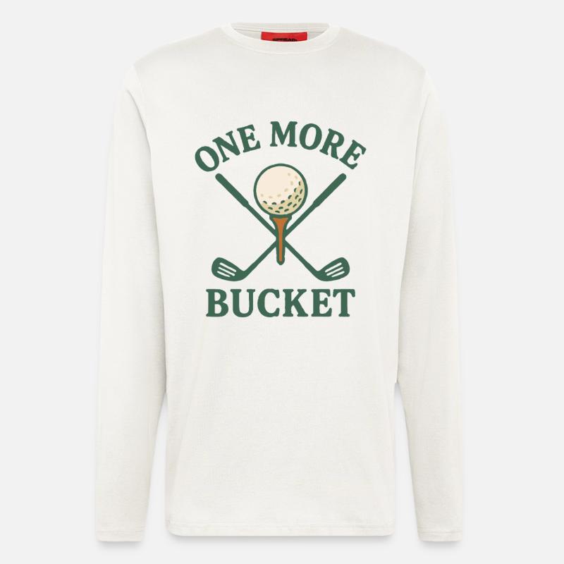 Ein weiterer Eimer Golfschläger Fun Design - Langarmshirt - made by SPREAD  - OFF WHITE