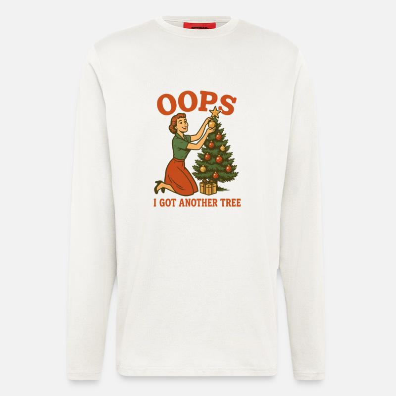 Oops I Got Another Tree - Longsleeve - made by SPREAD  - OFF WHITE