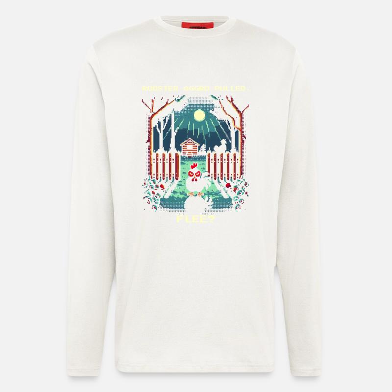 Aggro Pulled | Activate flight? - Longsleeve - made by SPREAD  - OFF WHITE