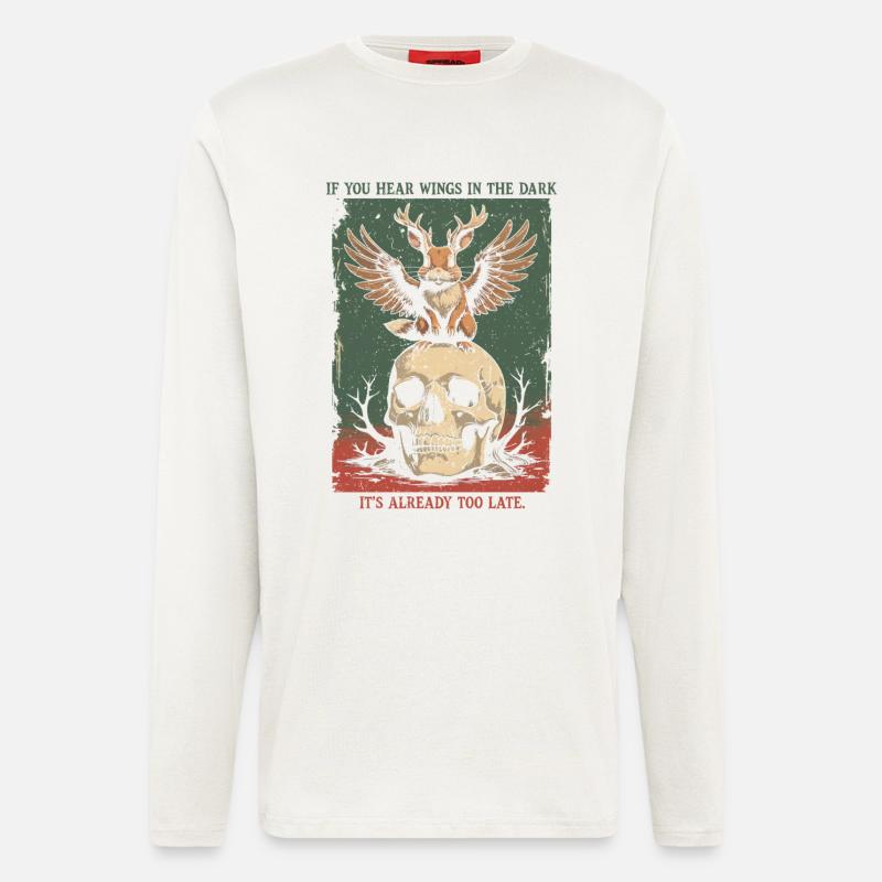Wolpertinger Mythological Creatures - Longsleeve - made by SPREAD  - OFF WHITE