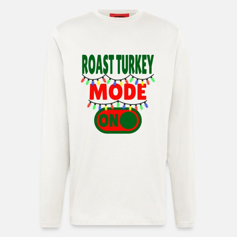 Roast Turkey Mode ON - Longsleeve - made by SPREAD  - OFF WHITE
